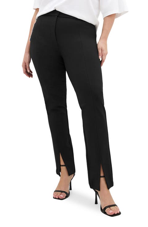 Wynter High Waist Tapered Ponte Pants