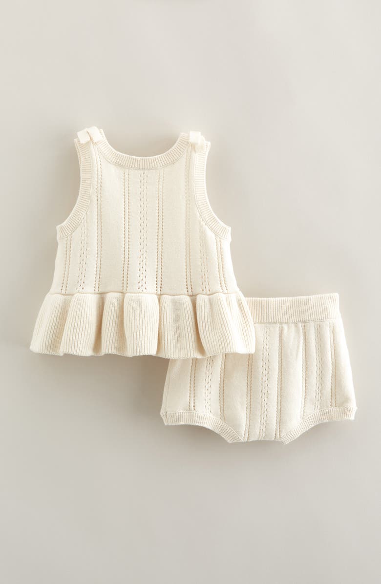 Nordstrom Sweater Tank & Shorts Set, Alternate, color, Ivory Egret