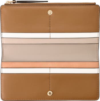 長財布 Tory Burch Robinson Patch Slim Leather Bifold Wallet Robinson Pebbled Bi-Fold Wallet: Women's Designer Wallets