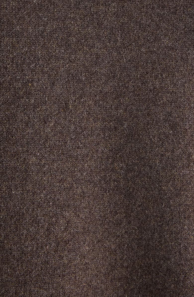 Acne Studios Klama Hooded Cashmere Blend Sweater, Alternate, color, Walnut Brown