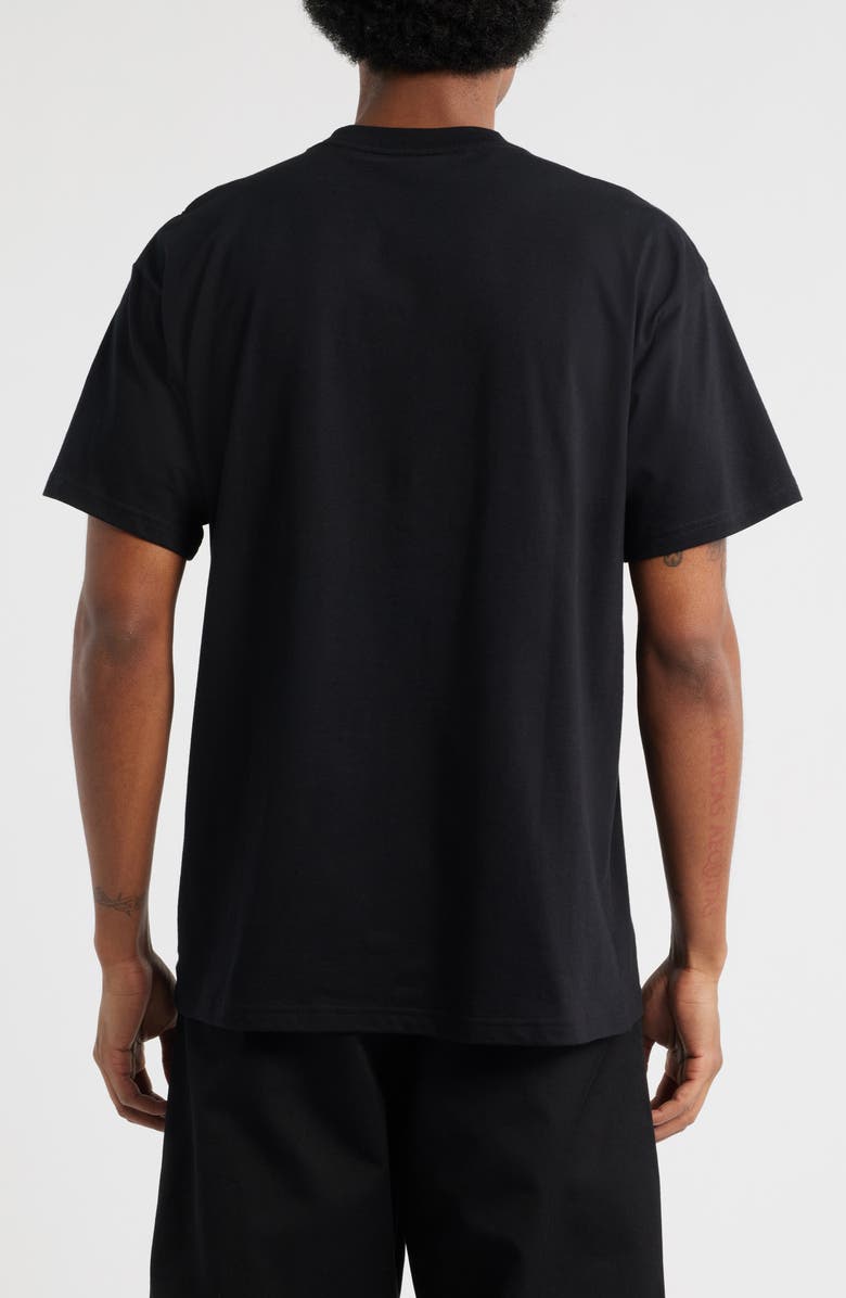 Carhartt Work In Progress Moving Letterpress Cotton Graphic T-Shirt, Alternate, color, Black