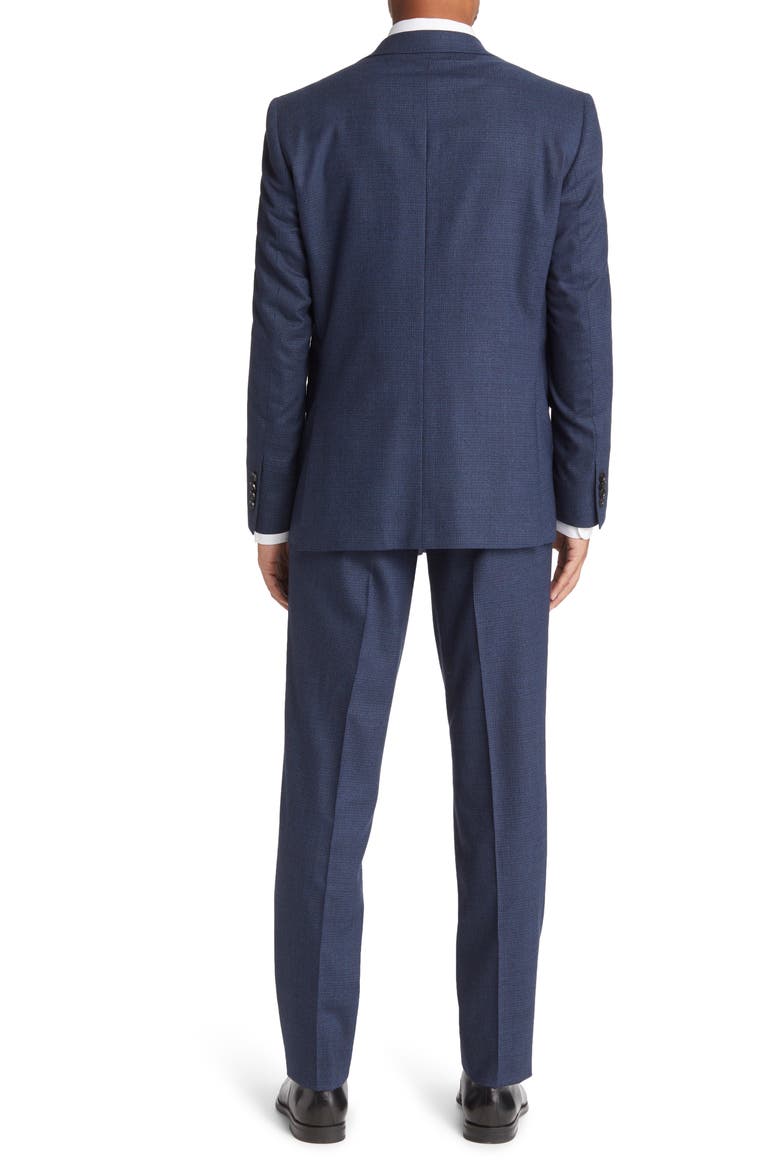 Jay Trim Fit Wool Suit, Alternate, color, BLUE