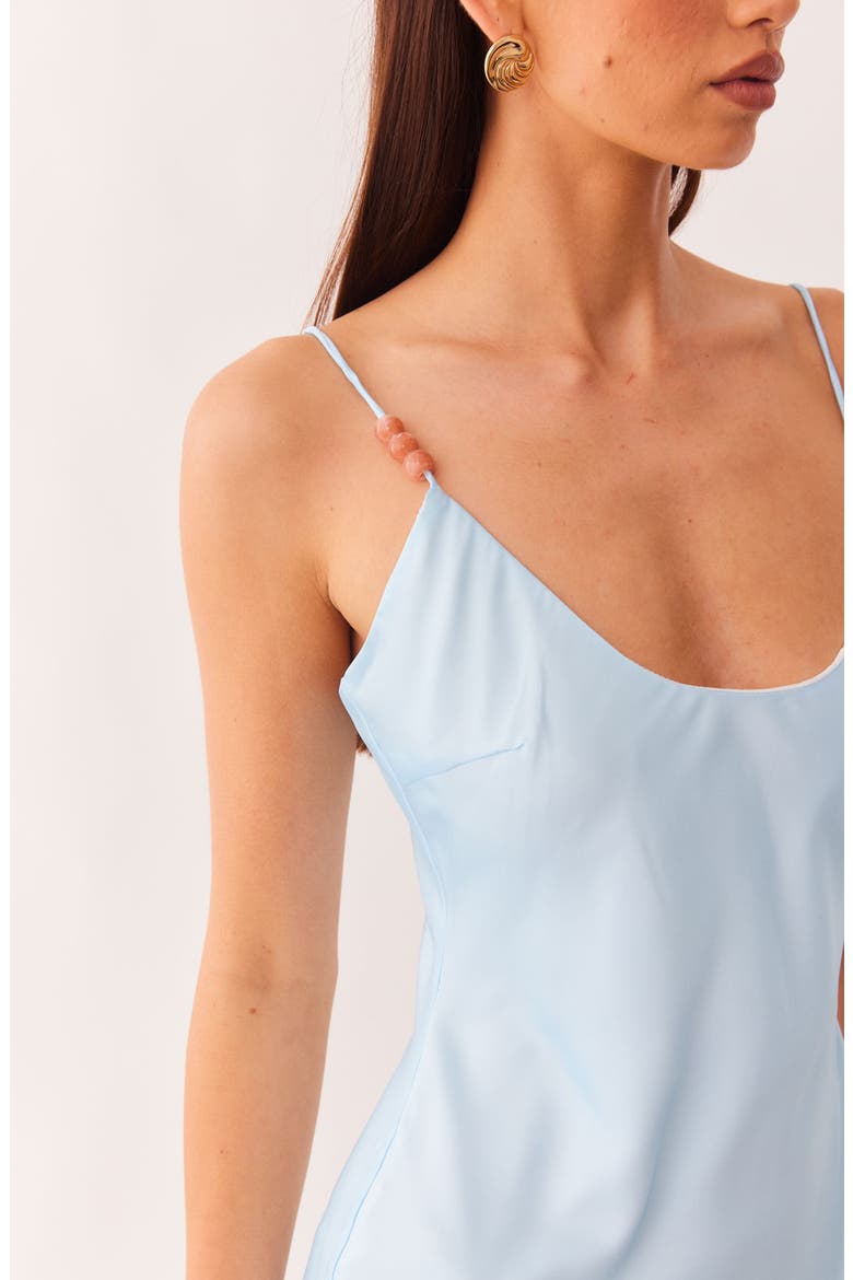 Amaya Ombré Satin Slipdress, Alternate, color, BLUE OMBRE