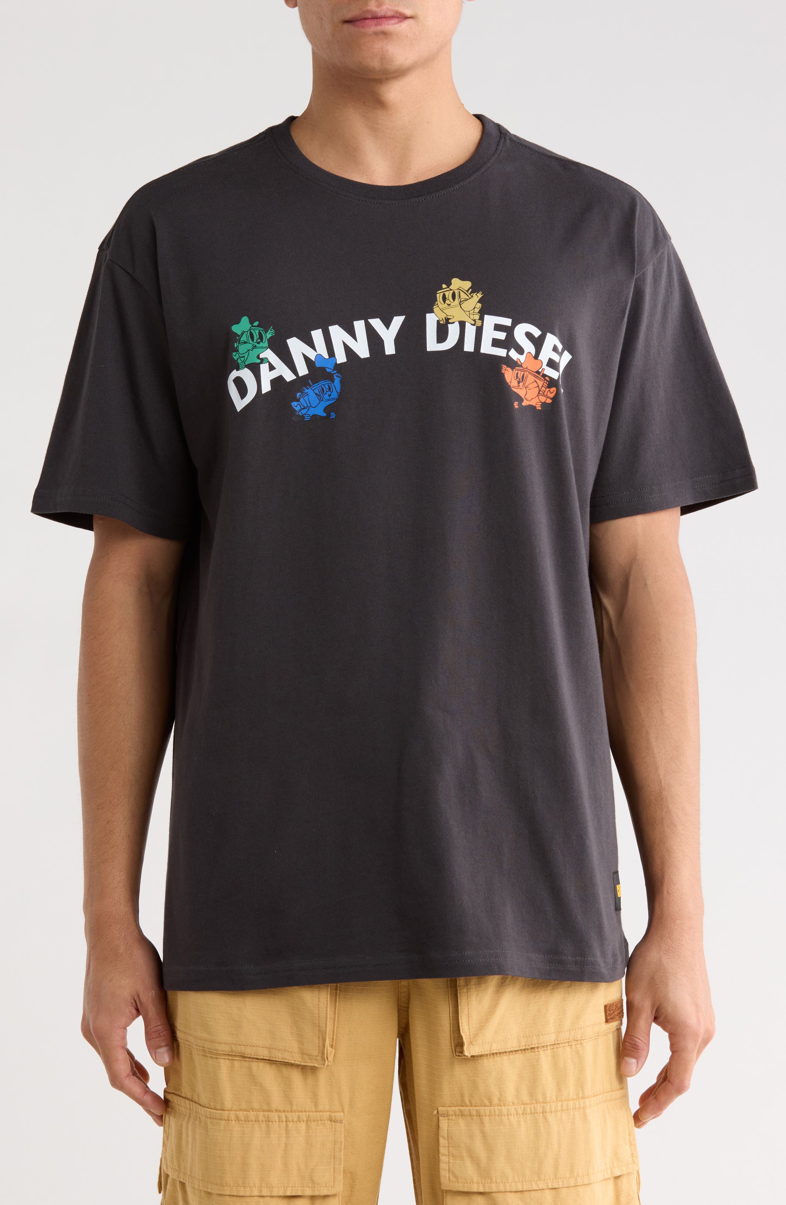 CAT WWR Relaxed Fit Danny Diesel Graphic T-Shirt