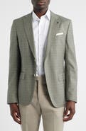 BOSS Hutson Plaid Wool Sport Coat