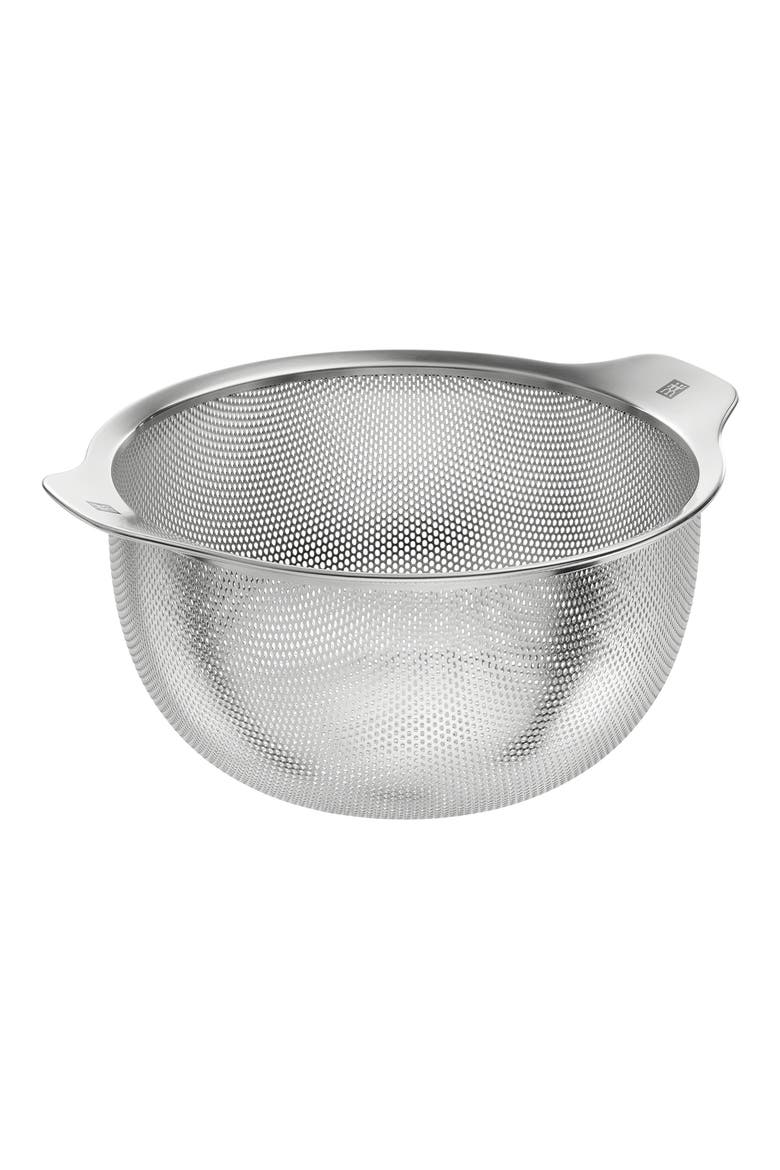 9.5-Inch Stainless Steel Strainer, Main, color, STAINLESS STEEL