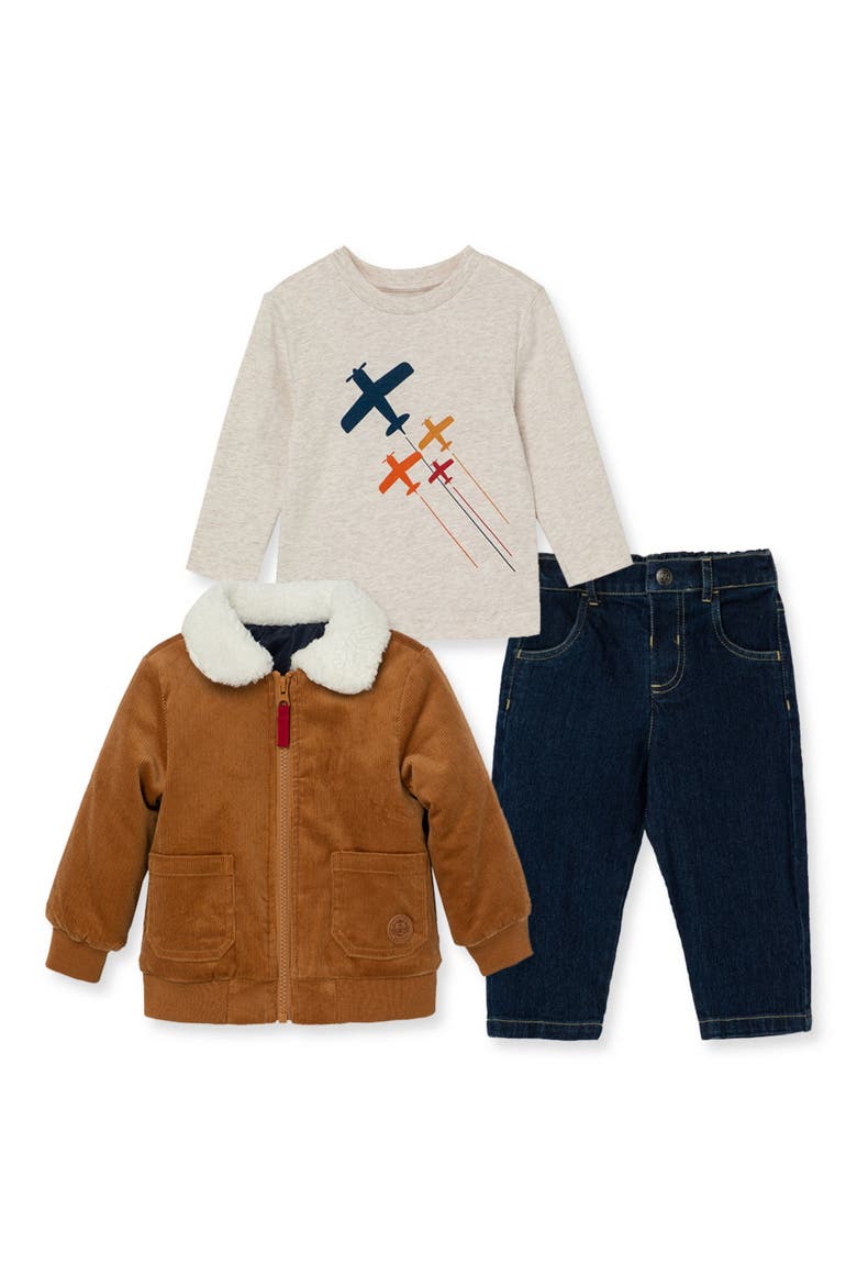 Kids' Shirt, Jacket & Pants Set, Main, color, BLUE