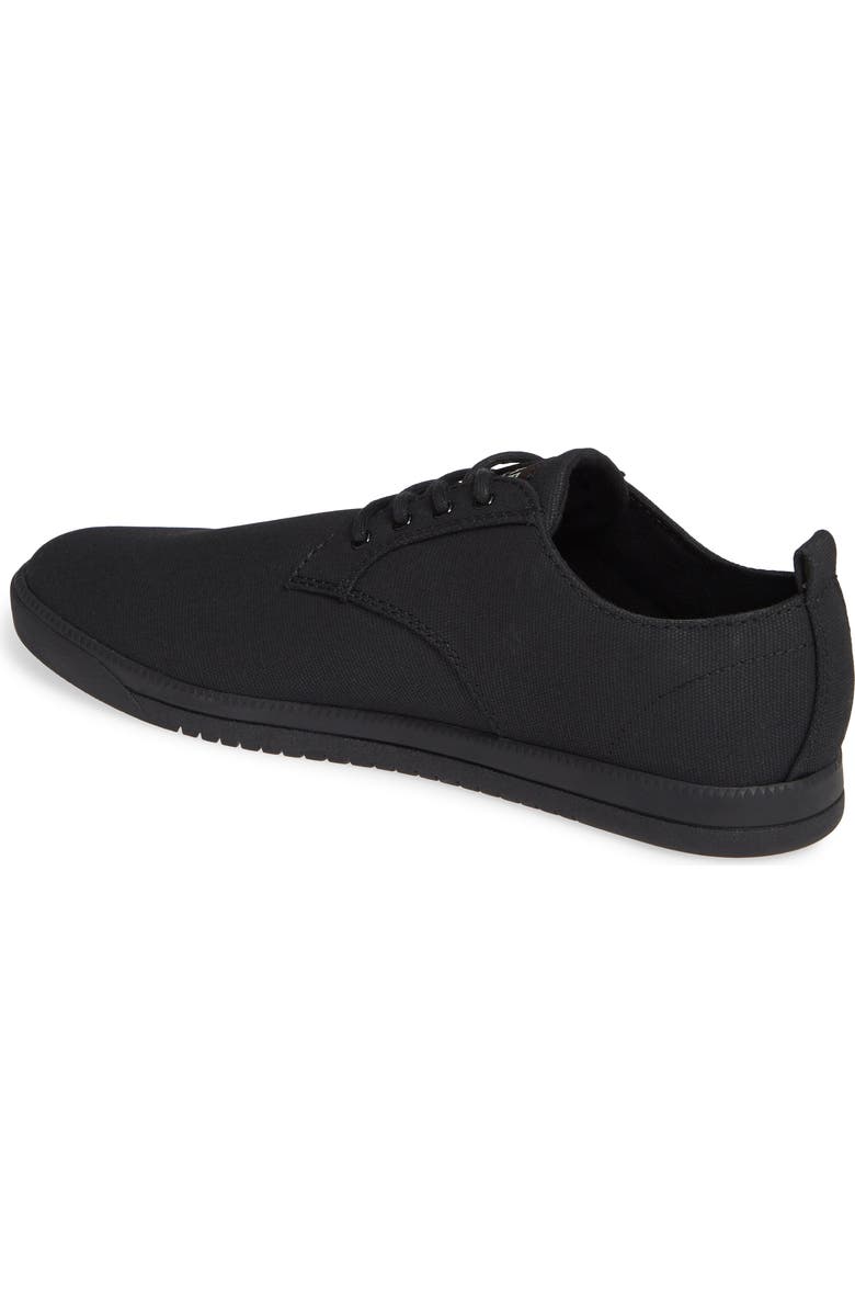 CLAE Ellington Sneaker, Alternate, color, Black Waxed Canvas Black