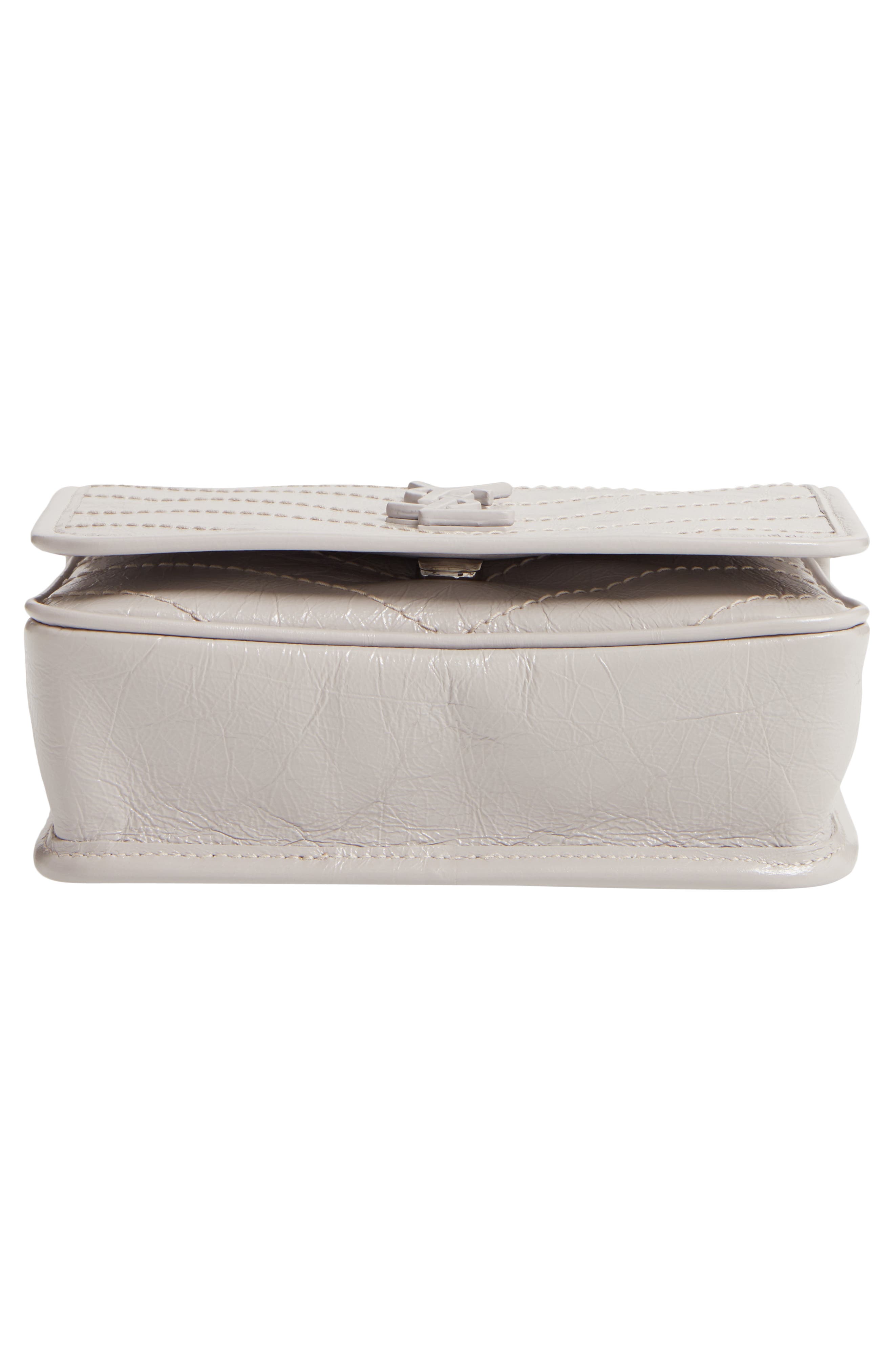 Saint Laurent Niki Leather Crossbody Bag, Alternate, color, 