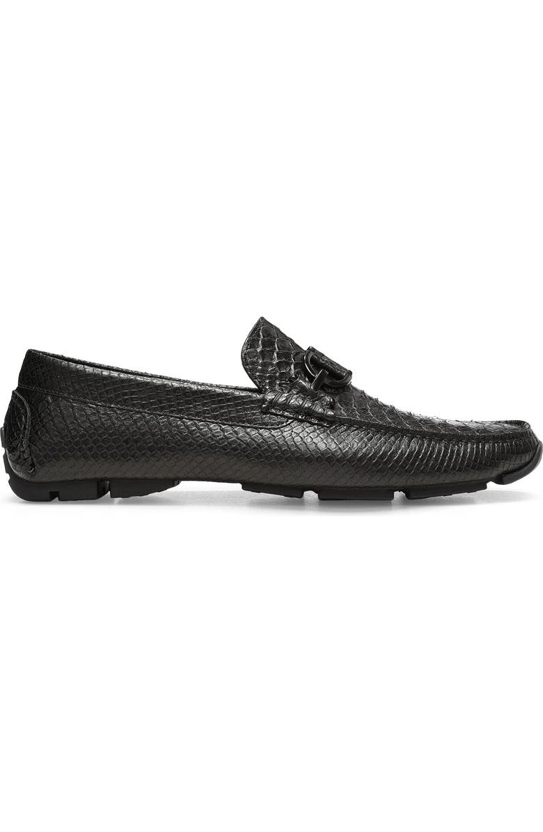 Donald Pliner Dacio II Snakeskin Embossed Driving Loafer, Alternate, color,
