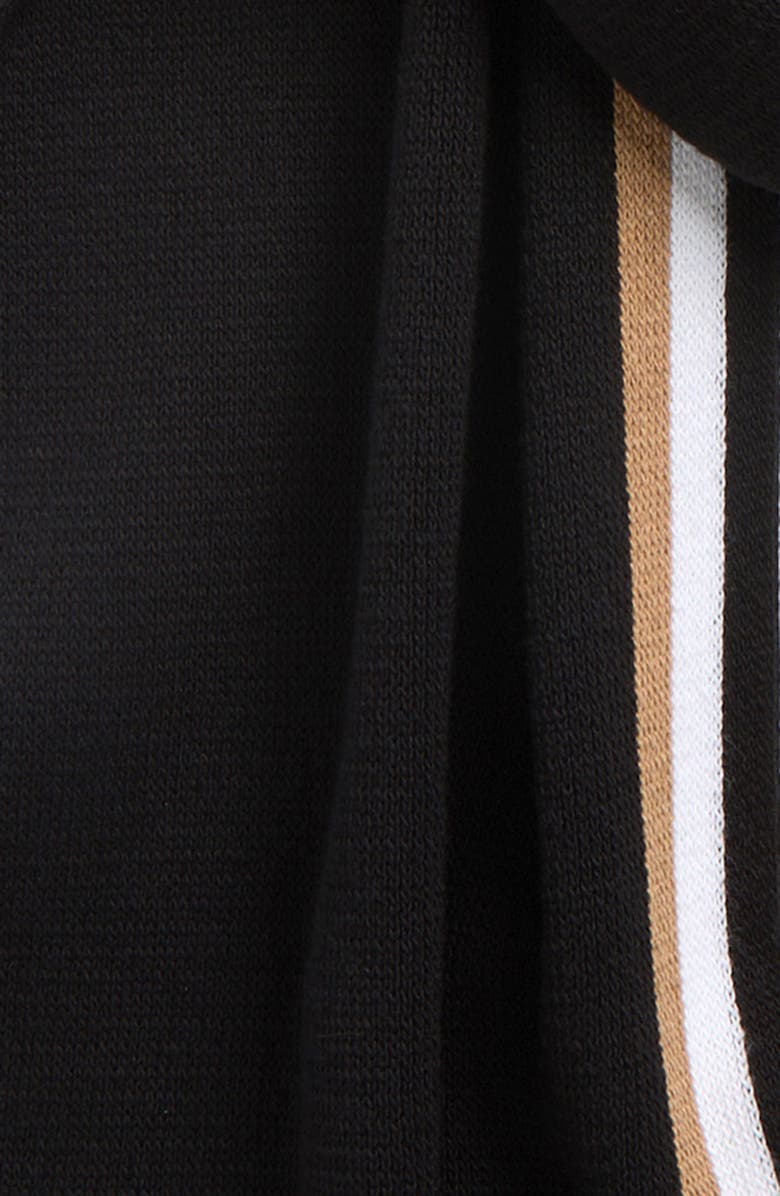 BOSS Henzo Beanie & Scarf Set, Alternate, color, Black