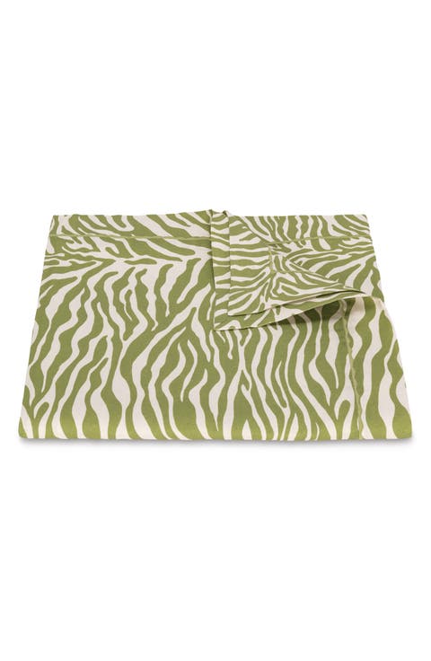 Regine Zebra Stripe Linen Tablecloth