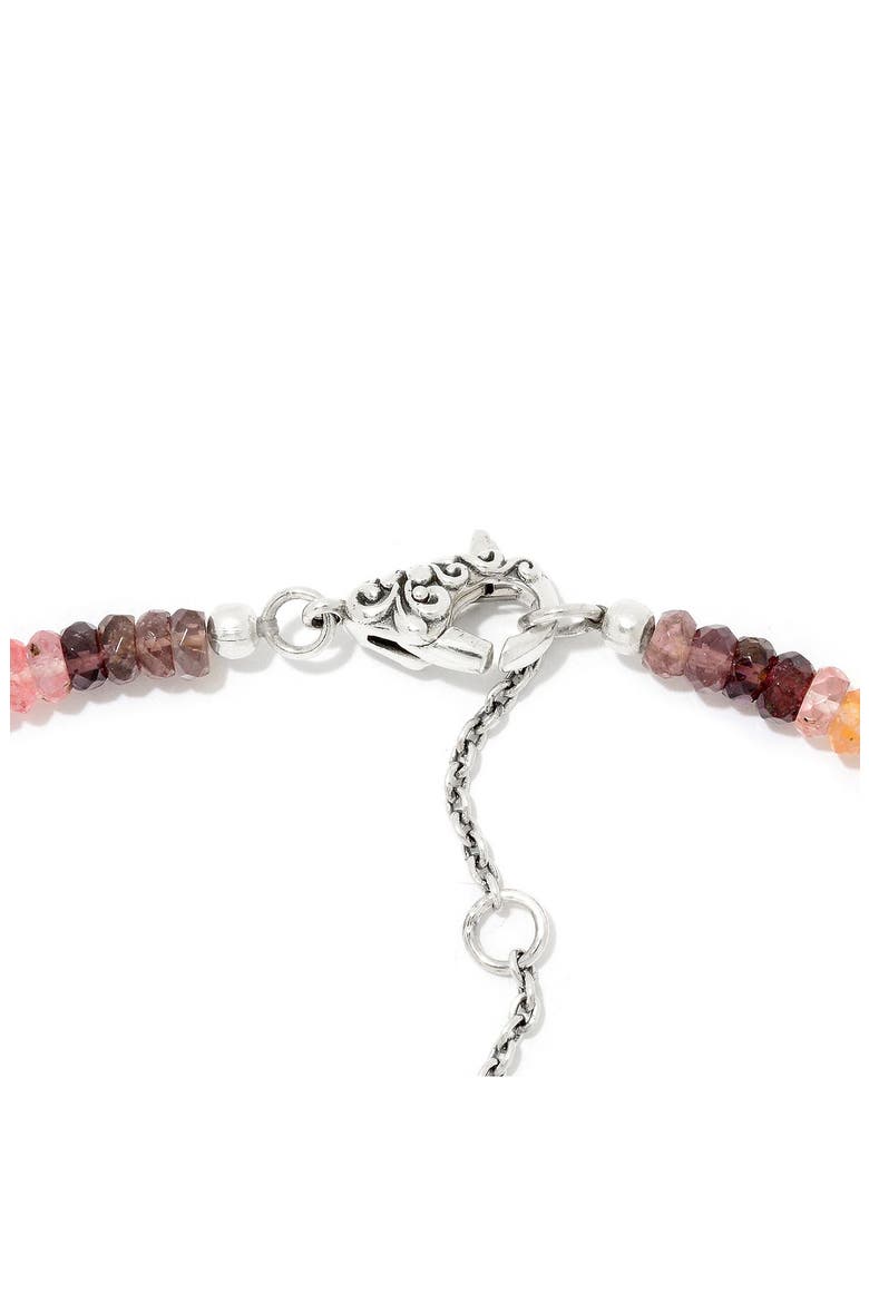 Beaded Spinel Necklace, Alternate, color, PINK MULTI