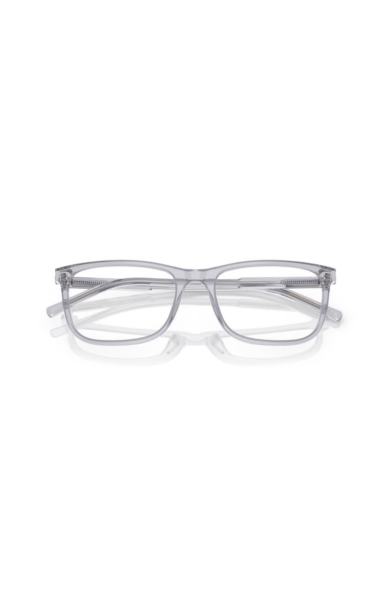 Dolce&Gabbana 55mm Rectangle optical glasses, Alternate, color, Grey