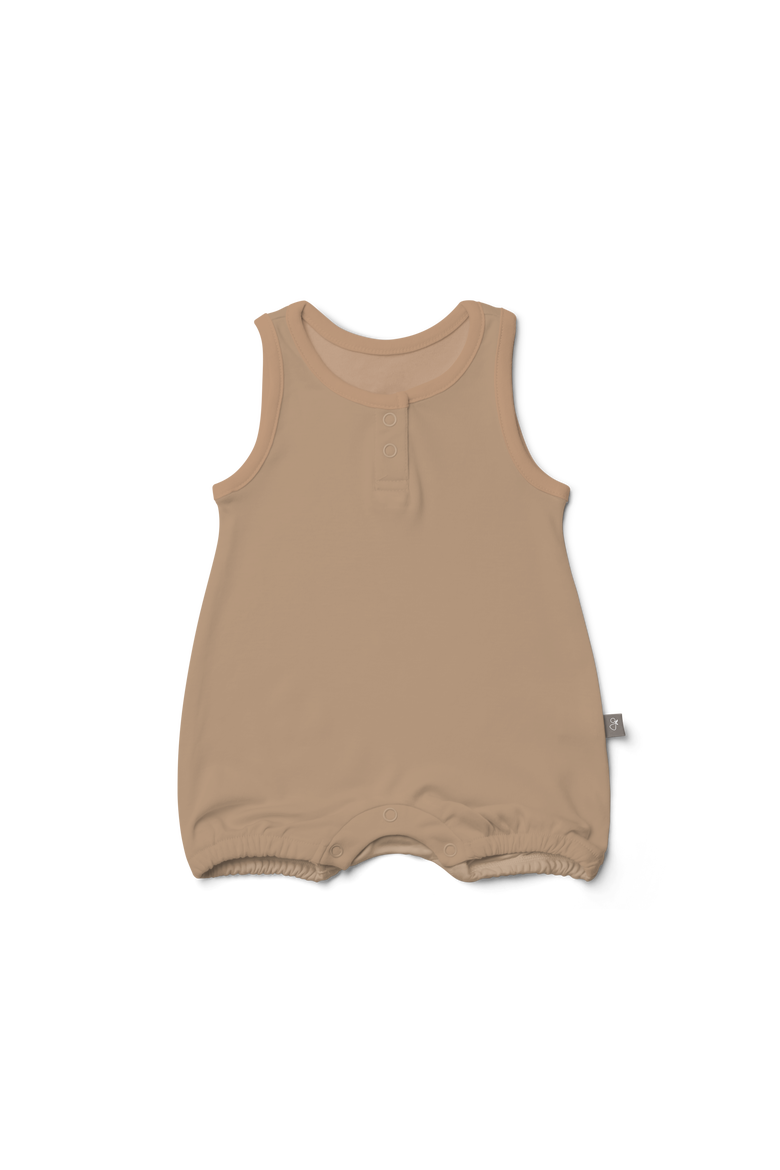 Goumi Quick Change Romper, Main, color, Sandstone