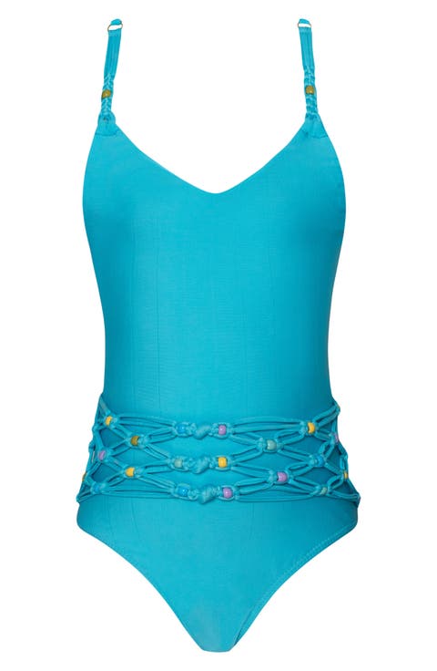 Kids' Little Brynn Beaded One-Piece Swimsuit (Toddler, Little Kid & Big Kid)