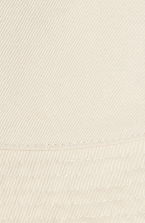 Shop Moncler Logo Patch Bucket Hat In White