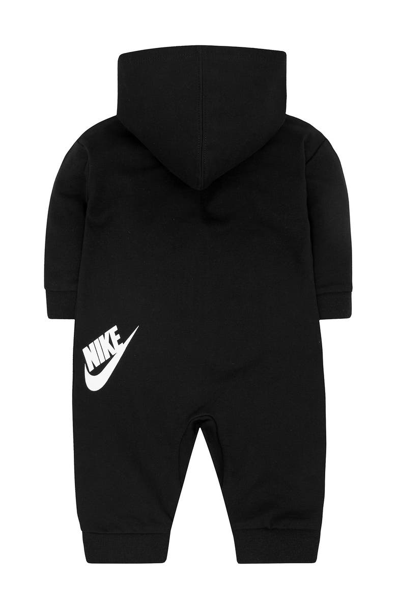 Nike All Day Play Hooded Romper, Alternate, color, 023Black