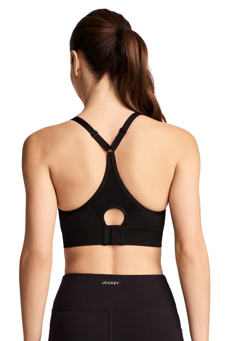 Women's Seamfree High Impact Sports Bra, Alternate, color, Black