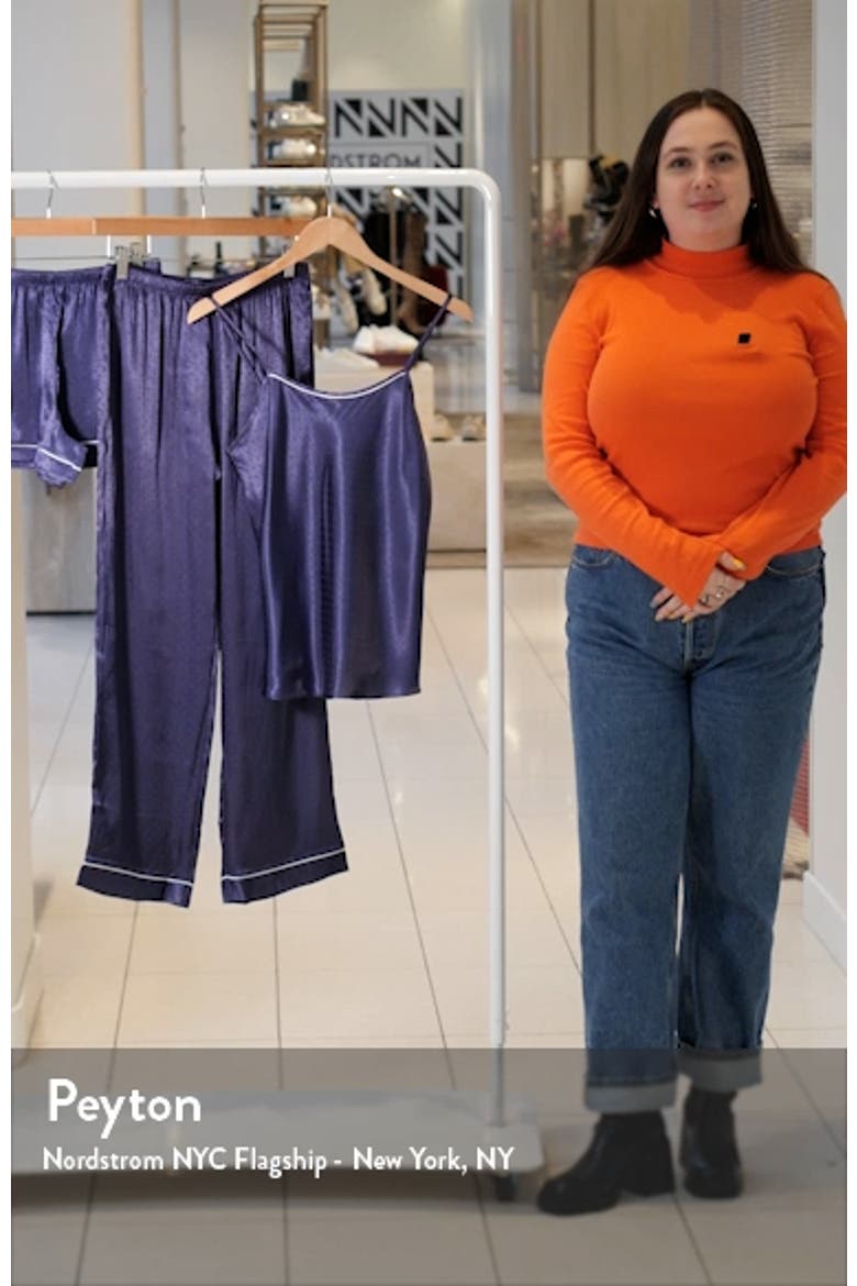 Jamie Satin 3-Piece Pajama Set video