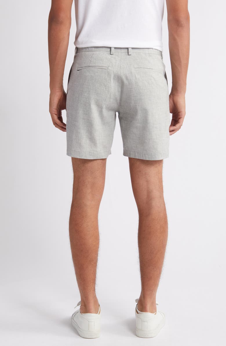 Nordstrom City Linen Blend Hybrid Shorts, Alternate, color, 