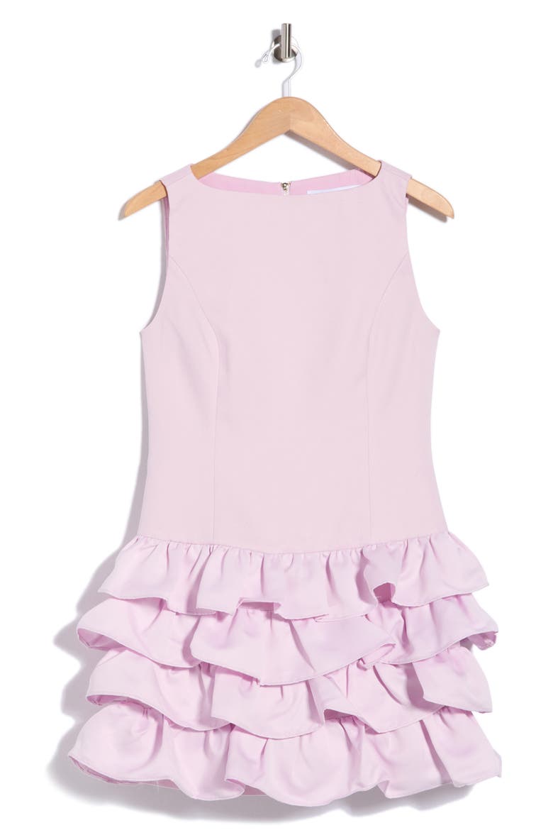 Saphine Ruffle Minidress, Main, color, PINK