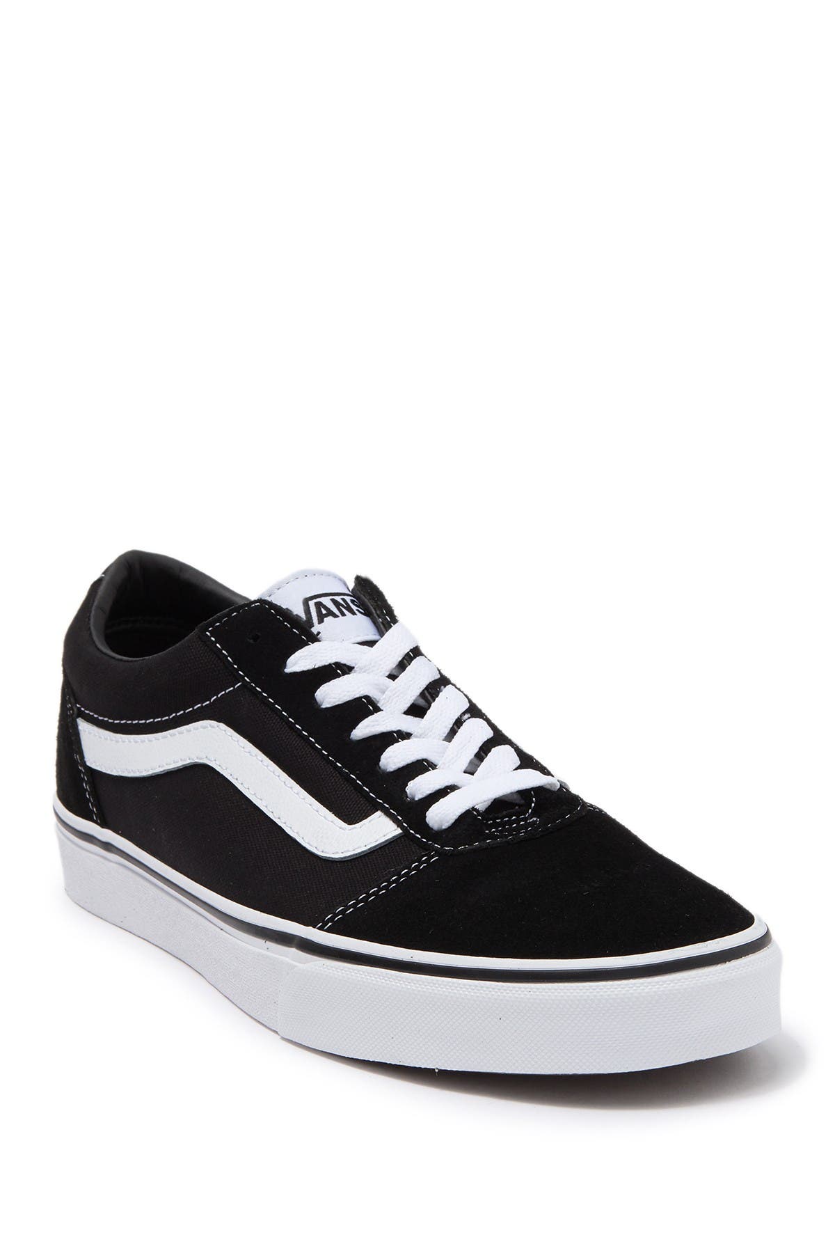 Vans Gender Inclusive Ward Sneaker, Main, color, Suede Canvas Black