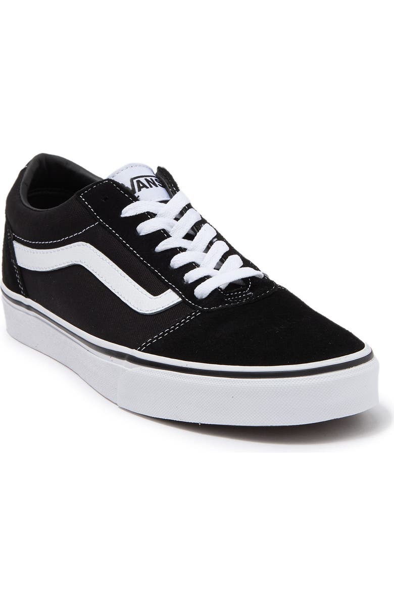 Vans Gender Inclusive Ward Sneaker, Main, color, Suede Canvas Black