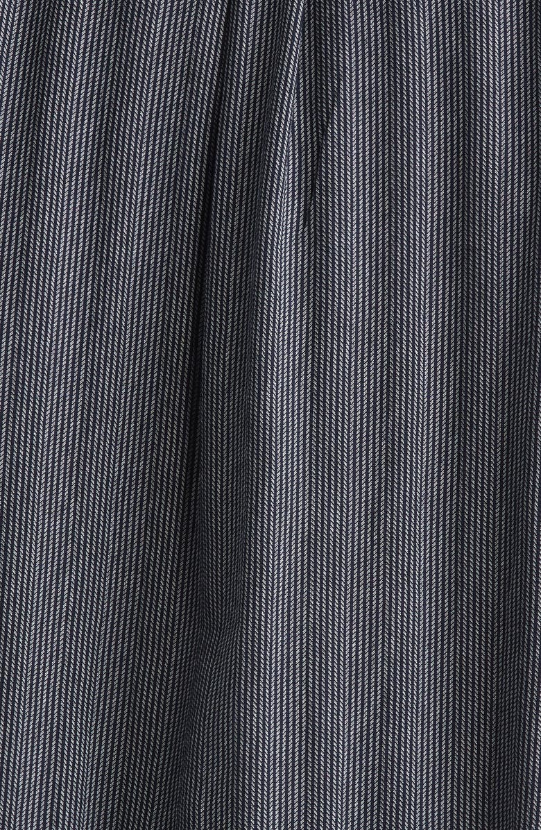 The Elder Statesman Summer Weave Stripe Cotton Button-Up Shirt, Alternate, color, Twilight Chevron