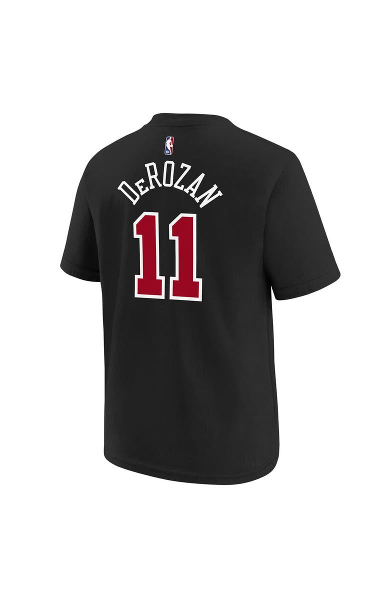 Nike Youth Nike DeMar DeRozan Black Chicago Bulls 2023/24 City Edition Name & Number T-Shirt, Alternate, color, 