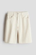 H&M Loose-fit Twill Shorts