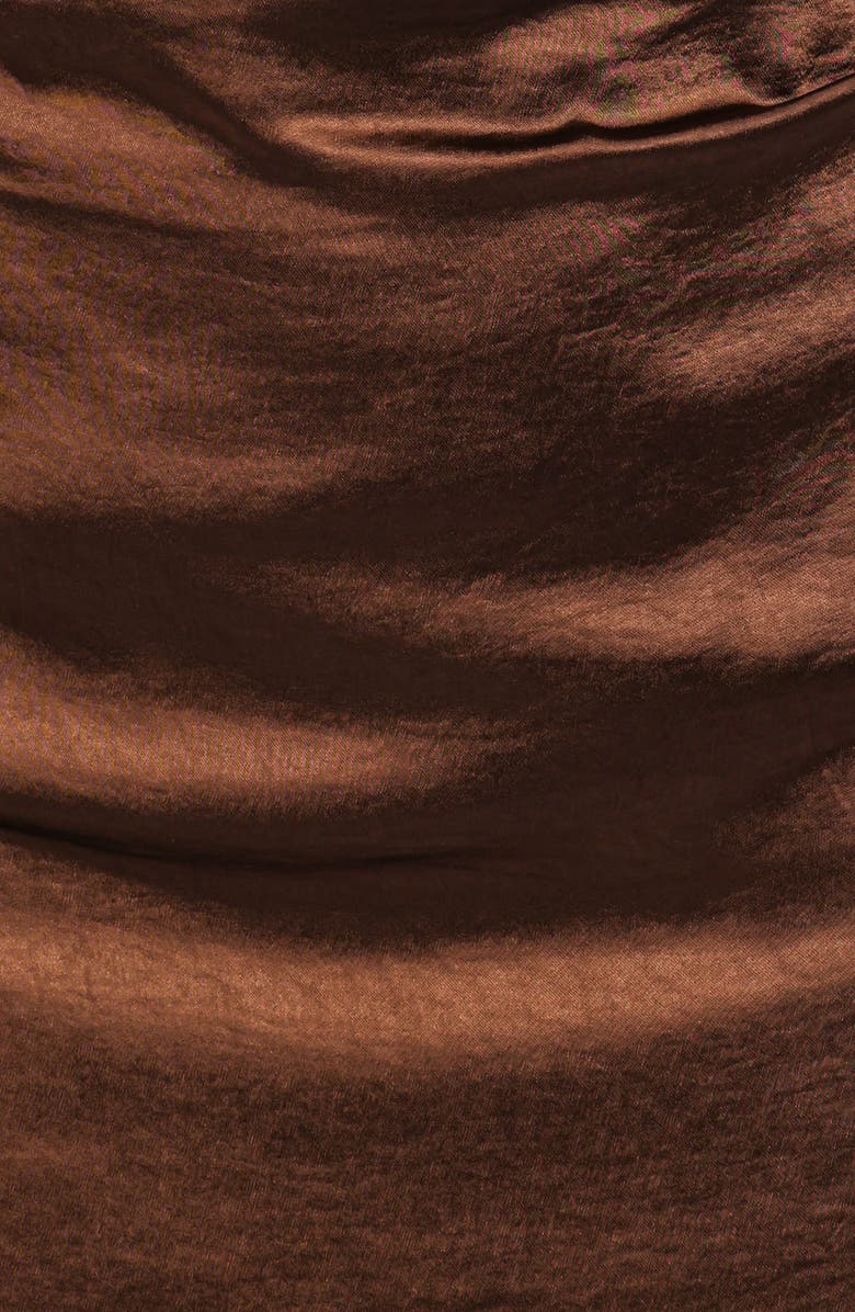 Petal & Pup Chance Long Sleeve Satin Minidress, Alternate, color,