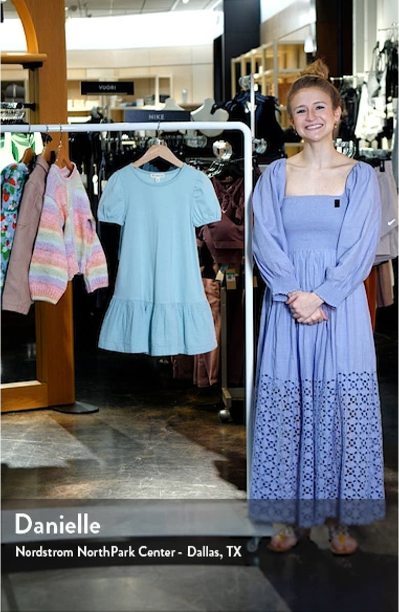 Kids' Tiered Cotton Dress, sales video thumbnail