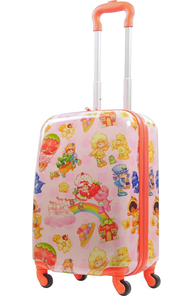 FUL CARE BEARS Strawberry Shortcake and Care Bears 2-Piece Travel Set 21" Suitcase & 13" Backpack, Alternate, color, Red