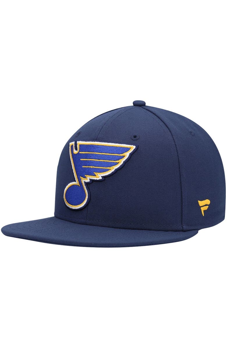 FANATICS Men's Fanatics Branded Navy St. Louis Blues Core Primary Logo Fitted Hat, Main, color, Navy
