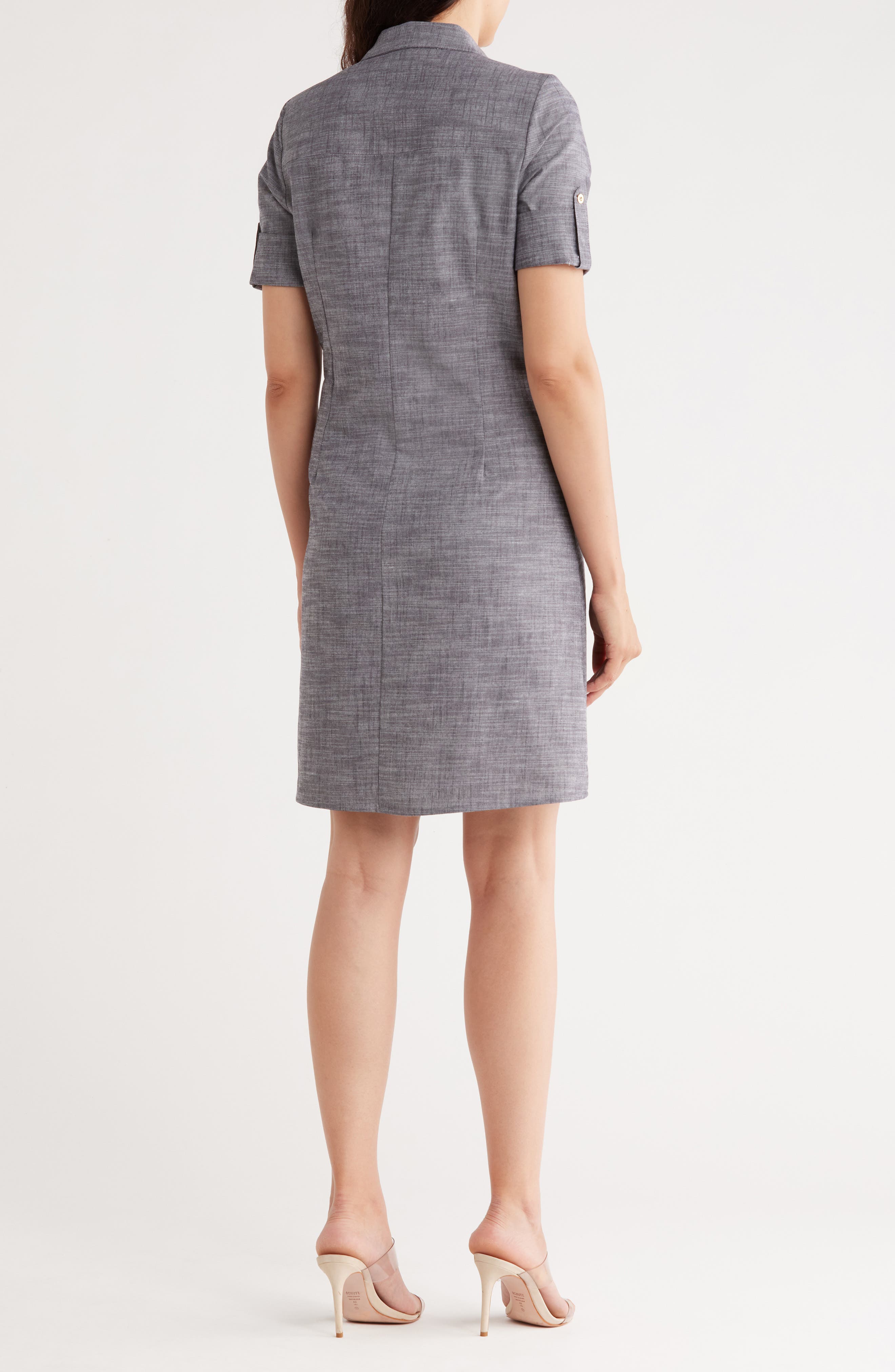 Short Sleeve Shirtdress - image 2