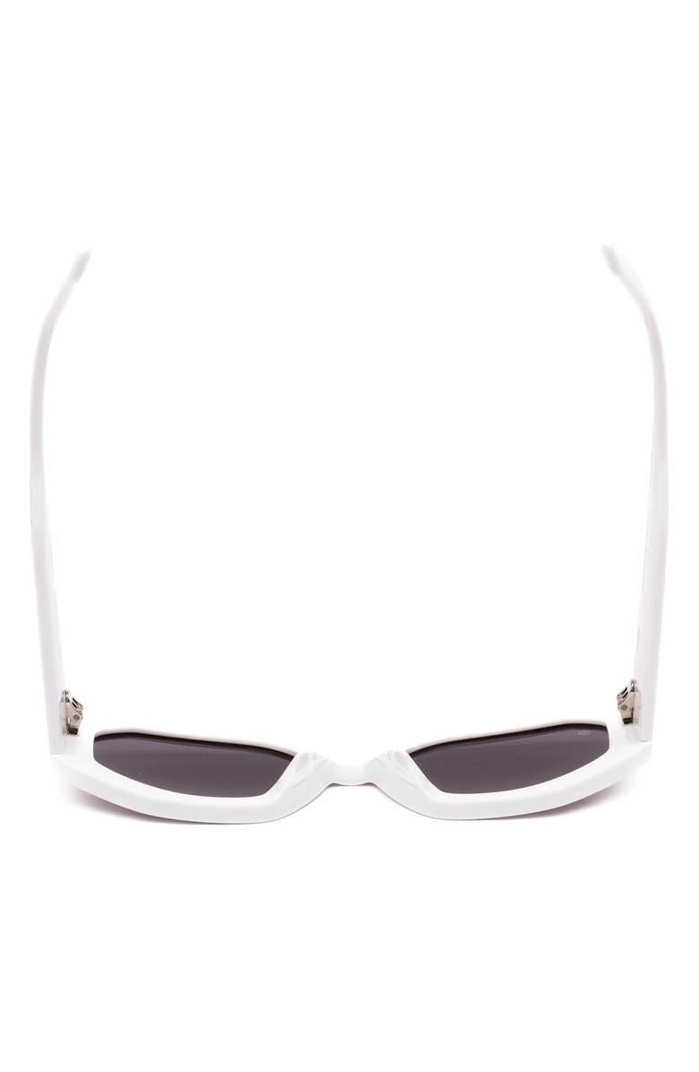 Sito Shades Juicy 55mm Polarized Square Sunglasses, Alternate, color, White