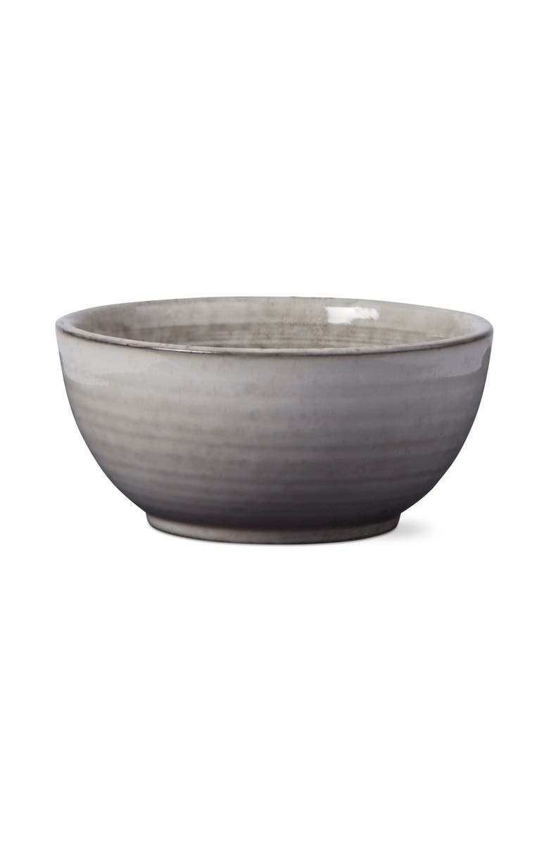 tag Loft Speckled Reactive Glaze Stoneware Bowl Grey Dishwasher Safe, Main, color, Gray