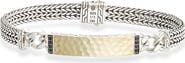 John Hardy Classic Chain Hammered ID Bracelet
