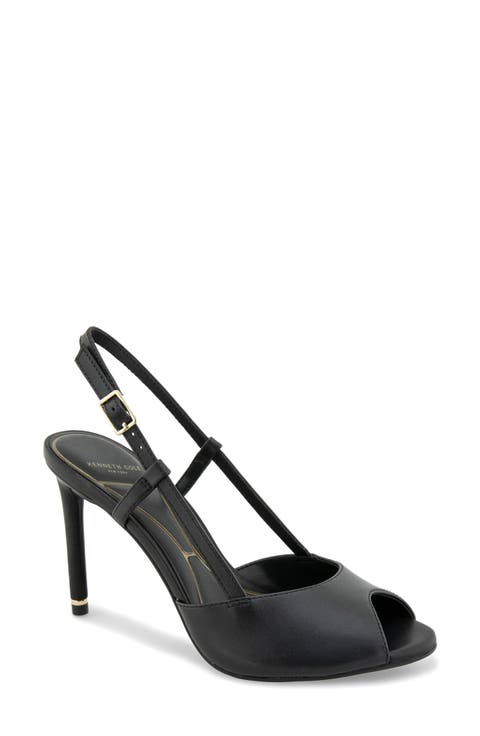 Londyn Slingback Peep Toe Sandal (Women)