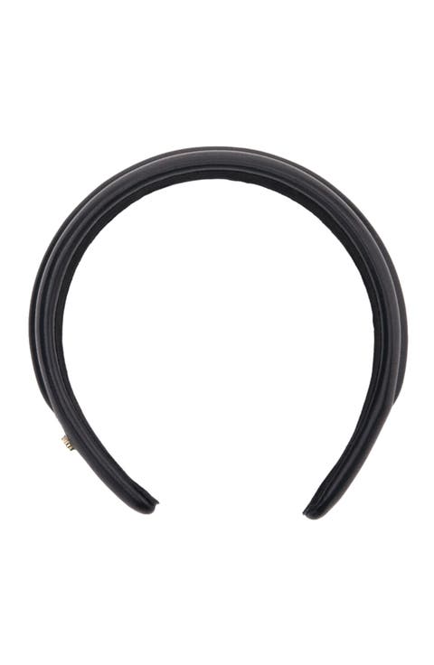 Leather headband