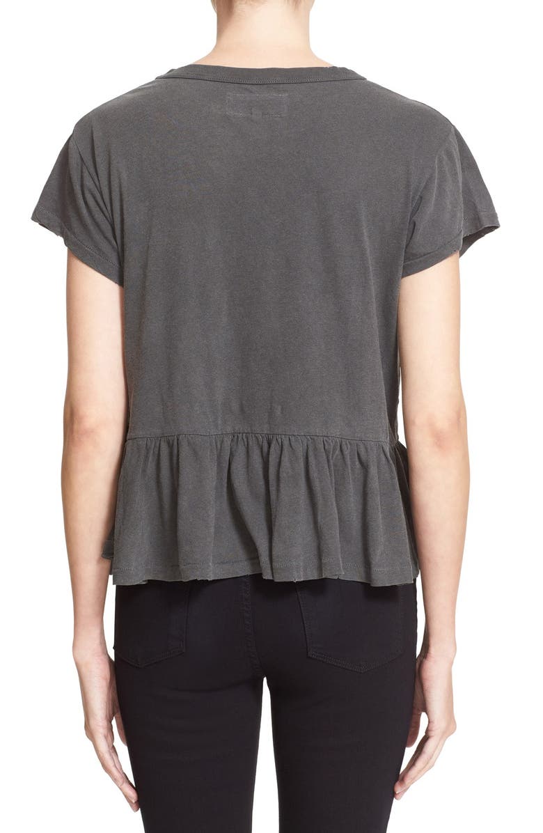 THE GREAT. The Ruffle Tee, Alternate, color,