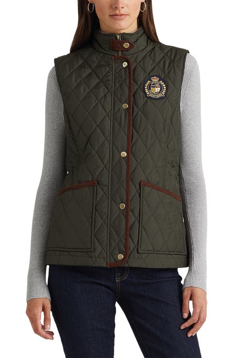 Quilted Crest Vest