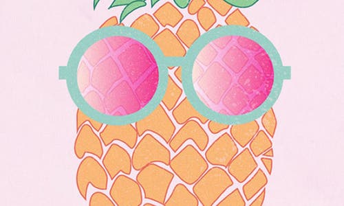 Feather 4 Arrow Pineapple Cotton Bodysuit