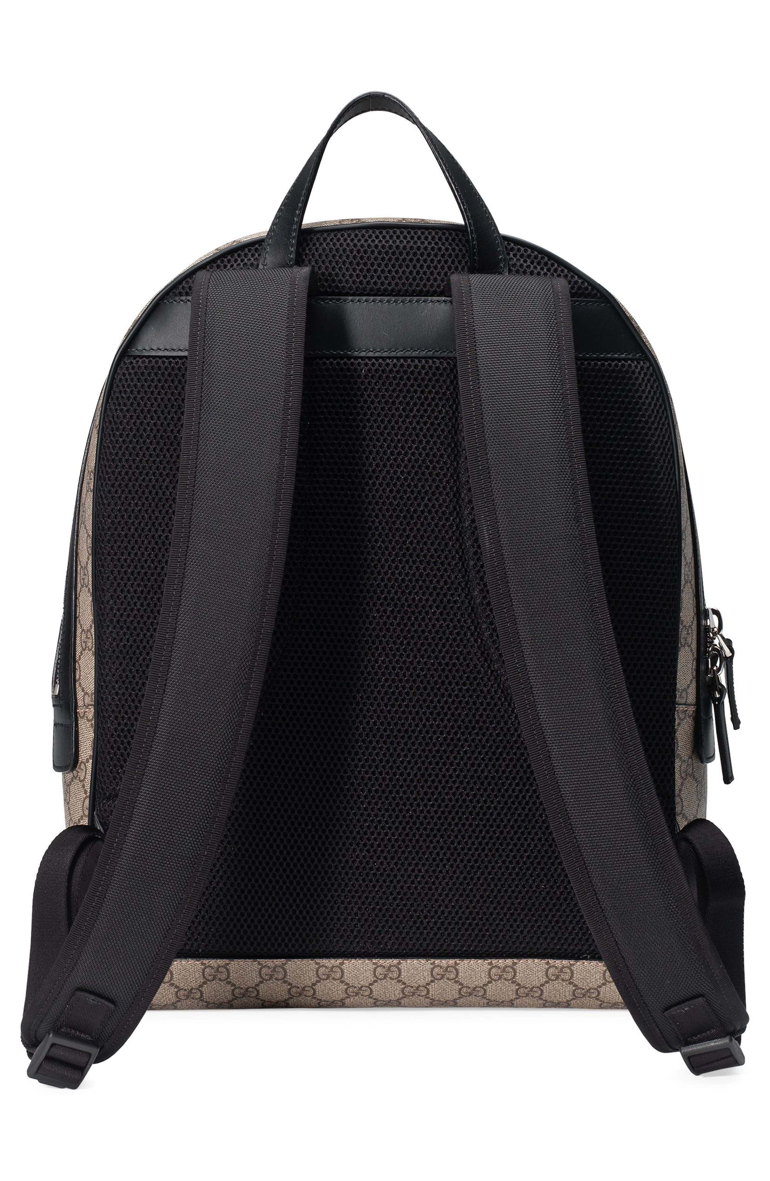 Gucci Supreme Stripe Backpack, Alternate, color, 