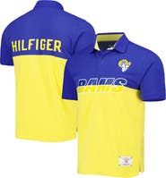 Tommy Hilfiger Men's Tommy Hilfiger Gold/Royal Los Angeles Rams Color Block Polo