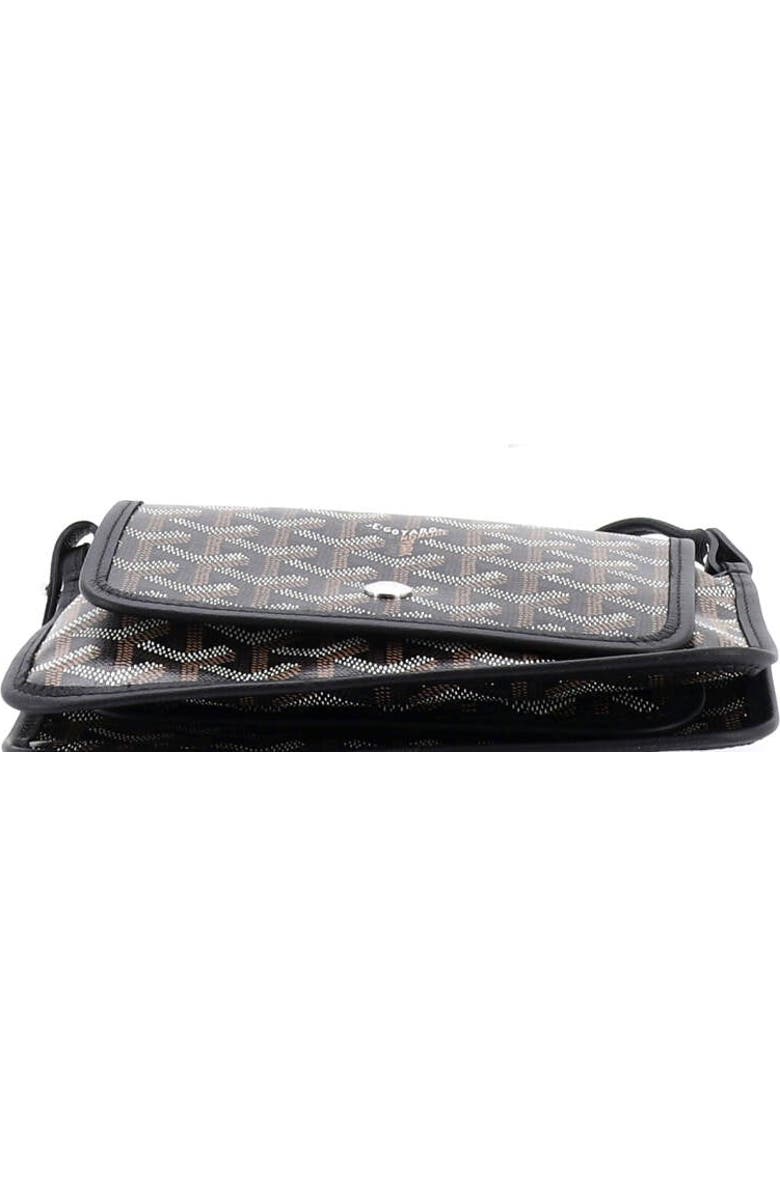 Pre-Owned Goyard Plumet Clutch Wallet Coated Canvas, Alternate, color, Brown