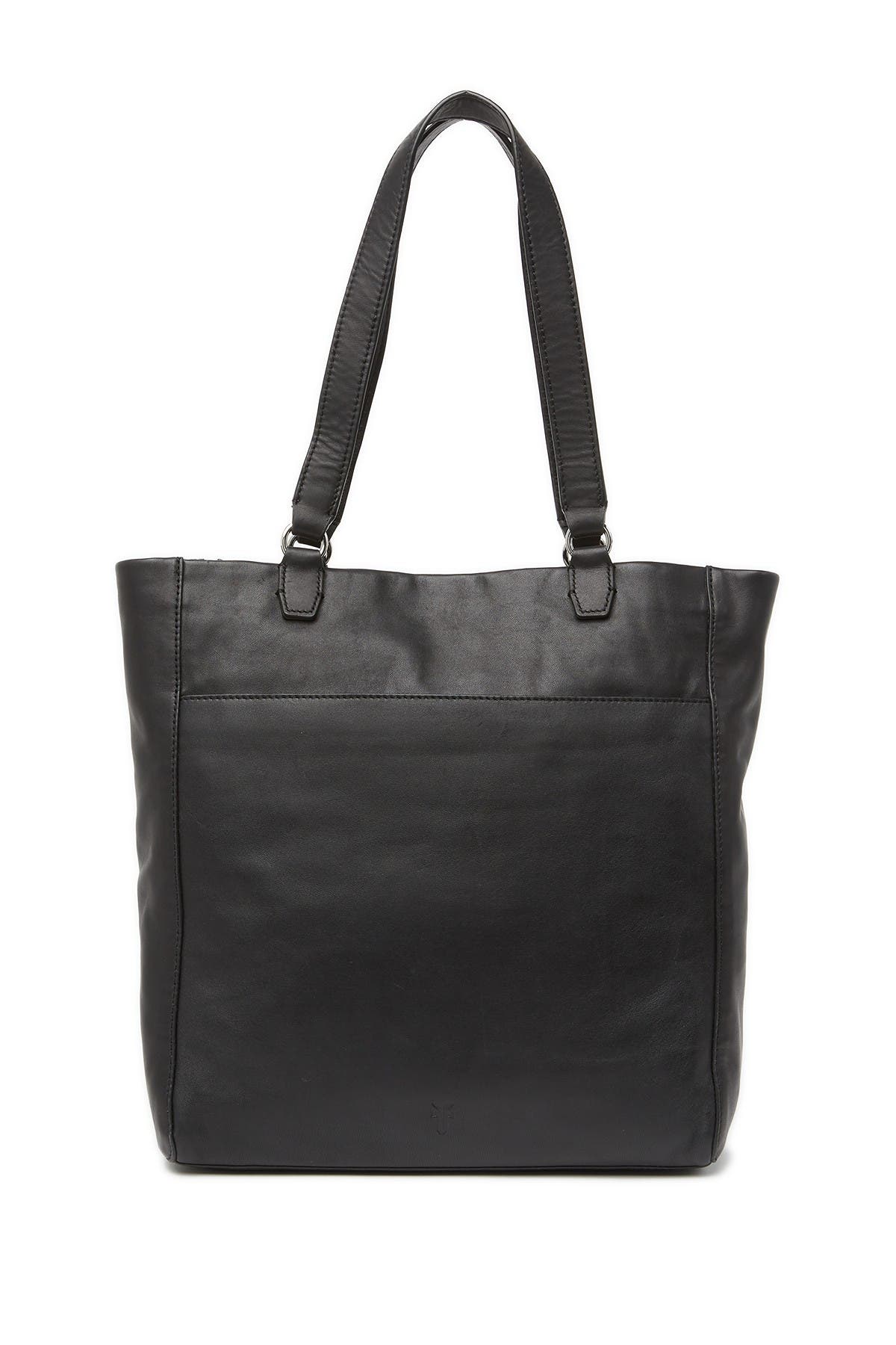 Frye Lexi Leather Zipper Trim Tote Bag, Alternate, color, 