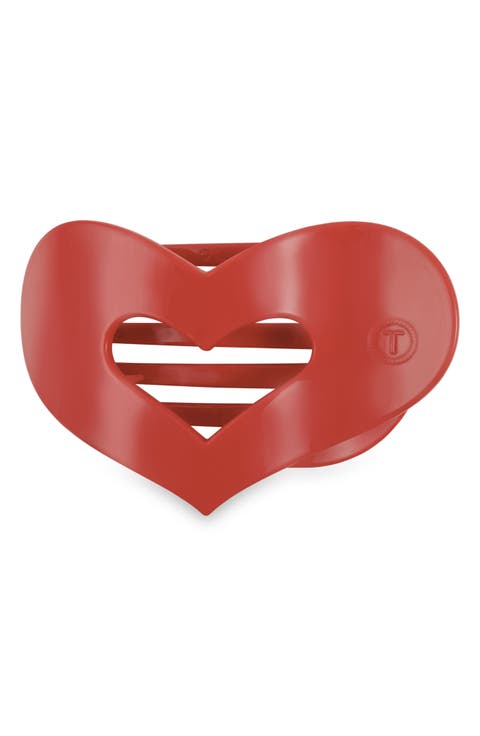 Flat Heart Hair Clip