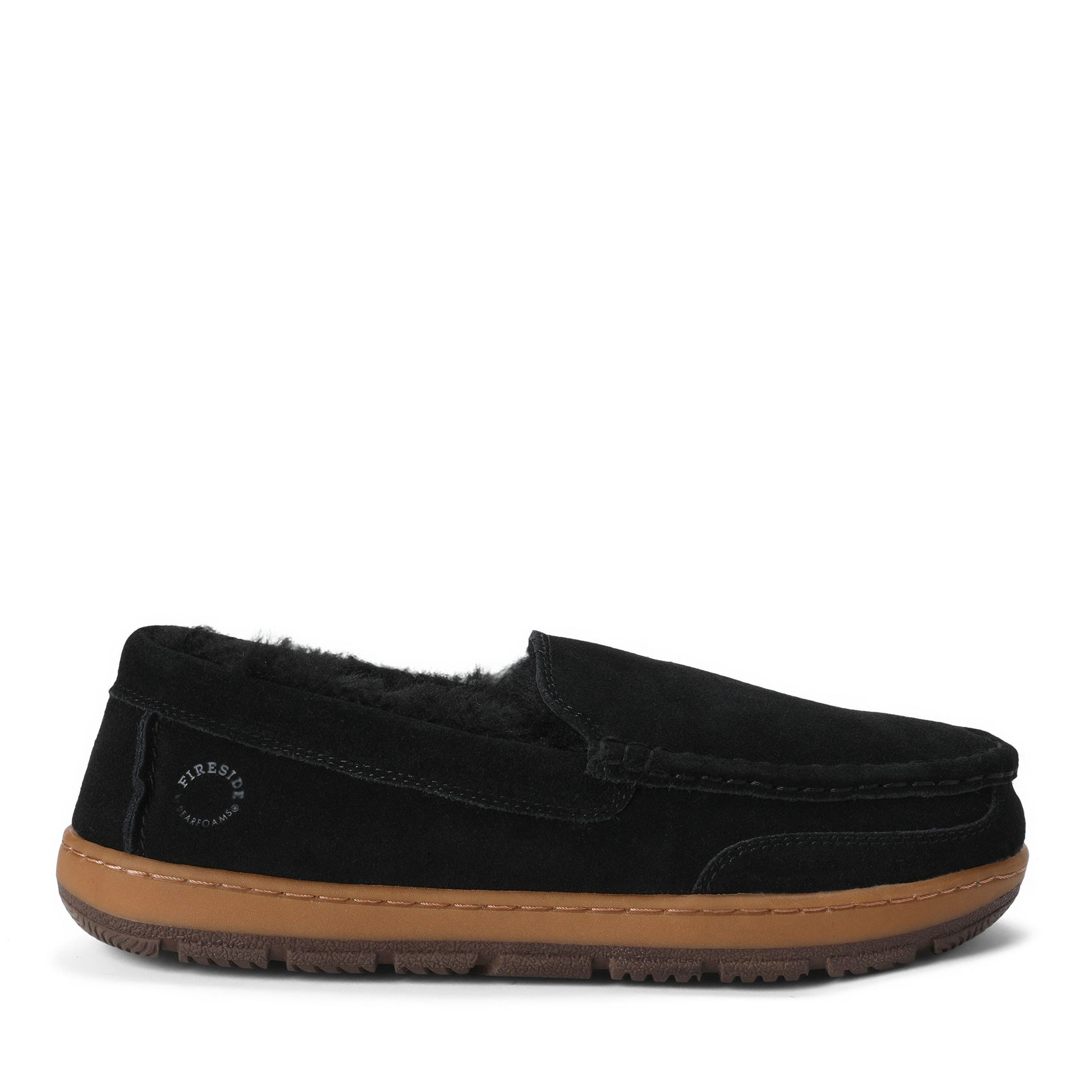 Fireside Melbourne Water Repellent Rugged Loafer, Alternate, color, Black